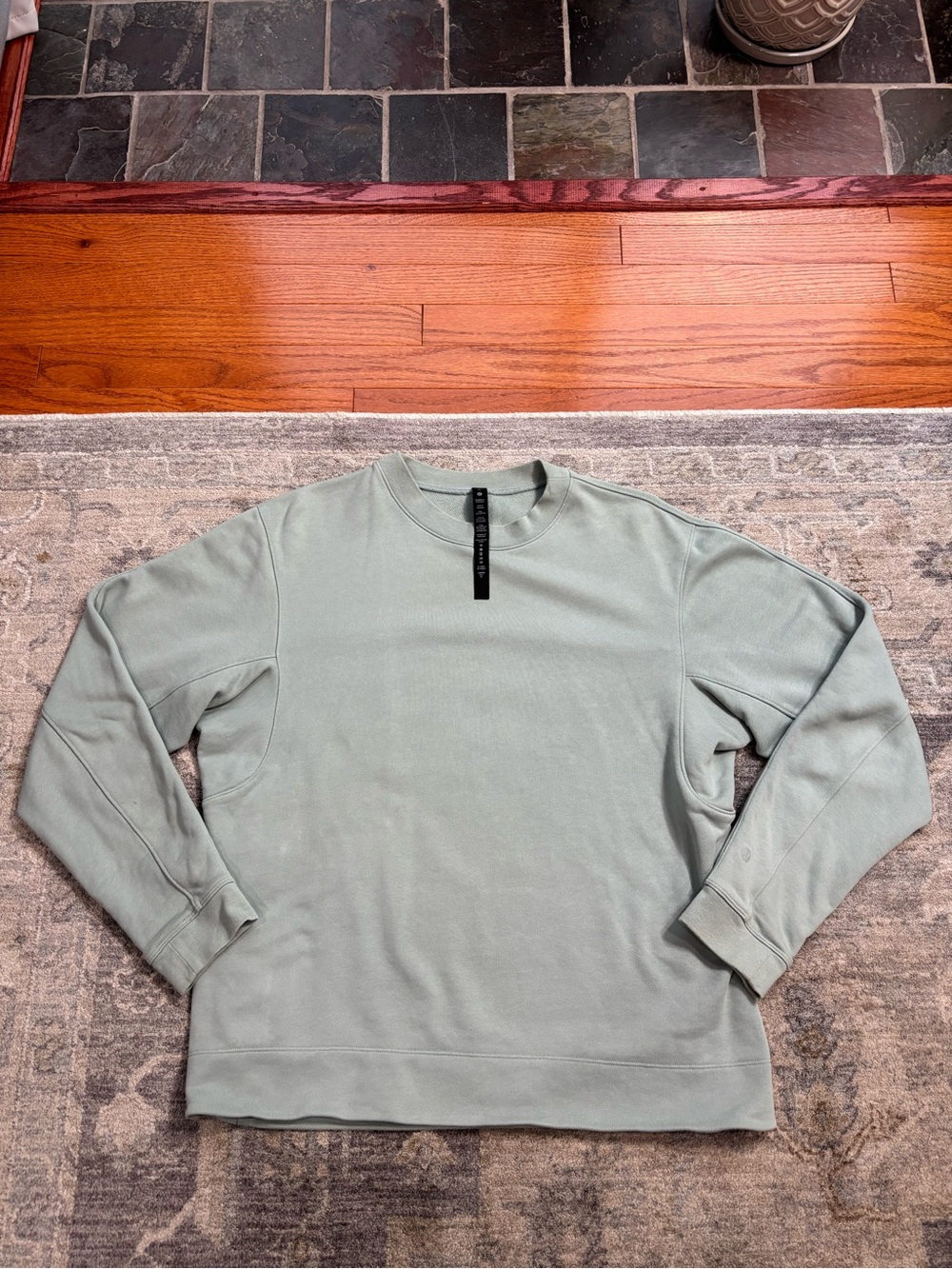 lululemon athletica Men's Mint Green Crewneck Sweatshirt